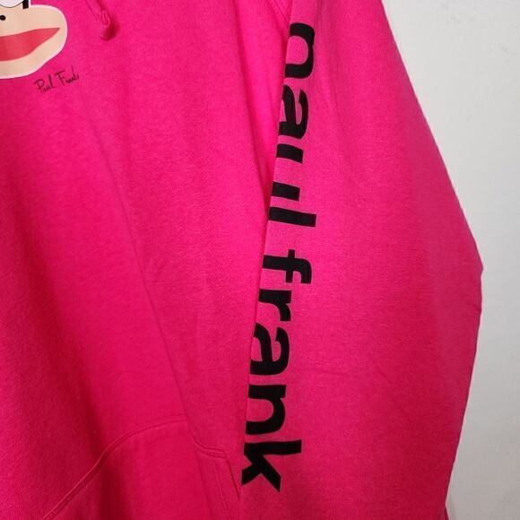 2X 18W 20W Torrid Pink Paul Frank Fleece Hoodie 2000s Monkey Pop Culture Plussiz - Picture 4 of 8